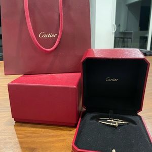 JUSTE UN CLOU BRACELET, SMALL MODEL. 18k Yellow gold, purchased July 2021.